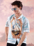 The Indian Garage Co Men Relaxed Fit Graphic Printed Resortwear Shirt
