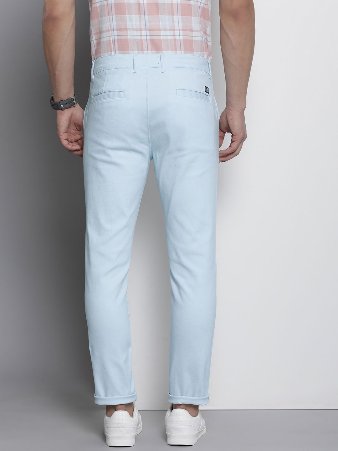 The Indian Garage Co Men Slim Fit Chinos