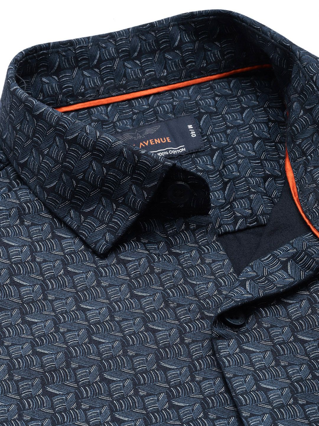 Park Avenue Pure Cotton Slim Fit Printed Casual Shirt