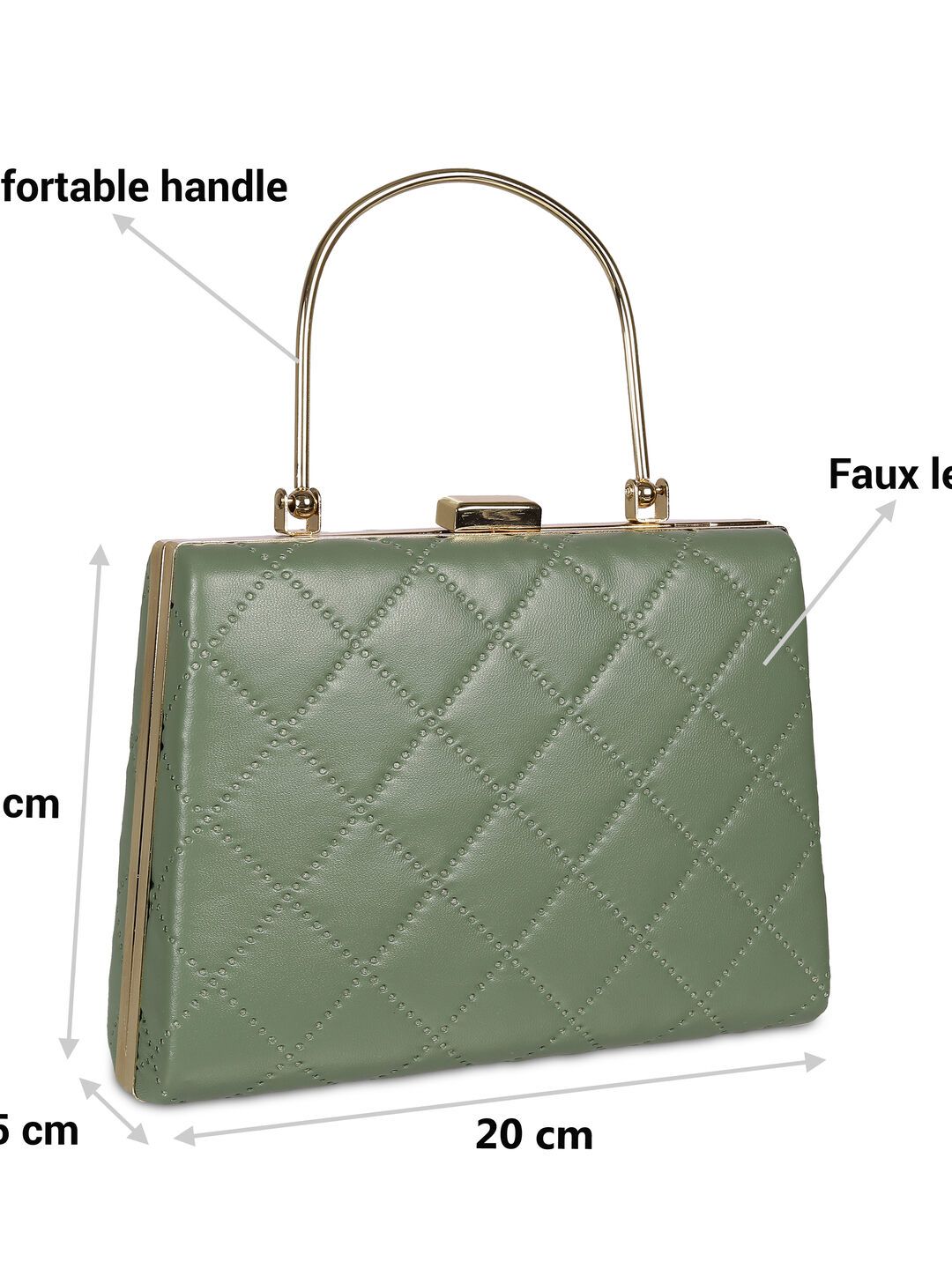 Metro Textured Box Clutch