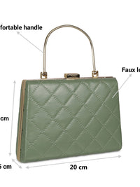 Metro Textured Box Clutch