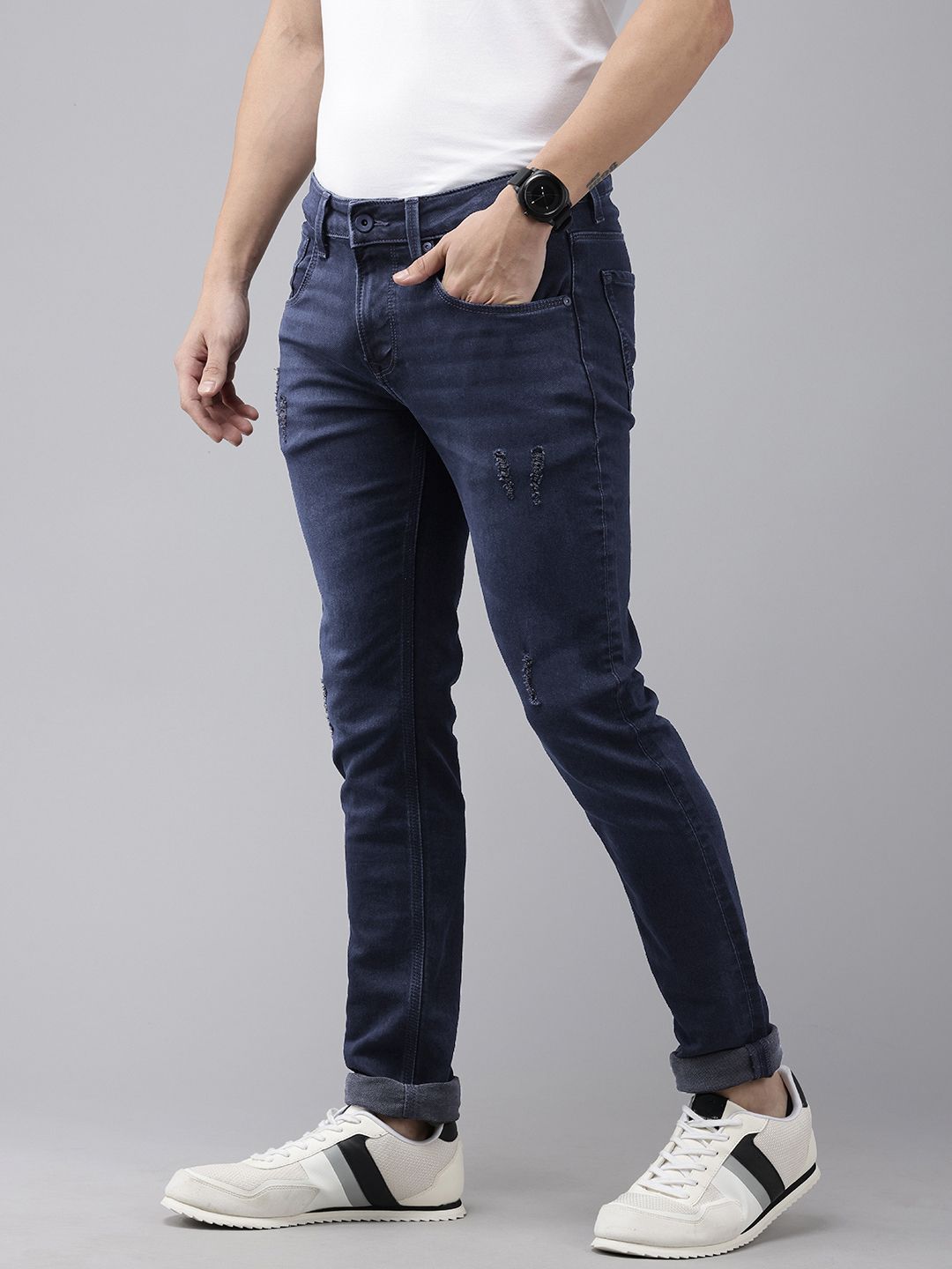 SPYKAR Men Skinny Slim Fit Low-Rise Jeans