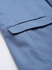 Park Avenue Super Slim Fit Solid Single Breasted Formal Blazer