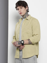 The Indian Garage Co Slim Fit Striped Casual Shirt
