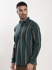 Bene Kleed Striped Pure Cotton Casual Shirt