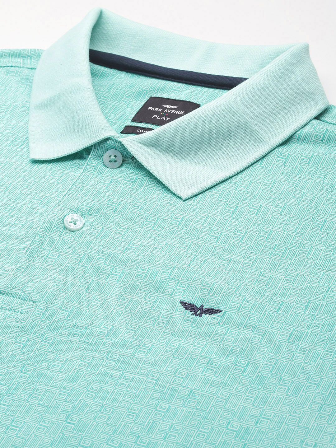 Park Avenue Printed Polo Collar Slim Fit T-shirt