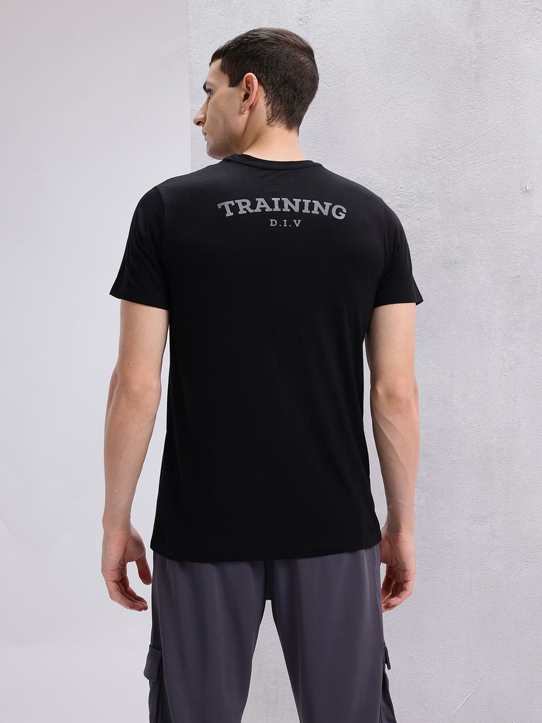 HRX by Hrithik Roshan Men Typography Printed Training T-shirt