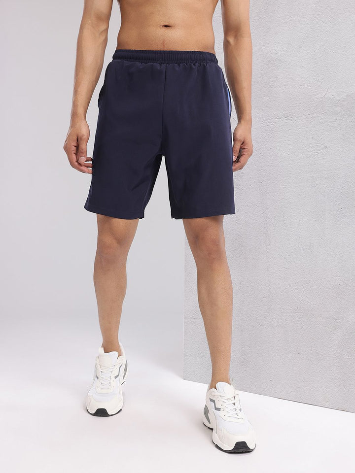 HRX by Hrithik Roshan Men Brand Logo Print Mid-Rise Training Shorts