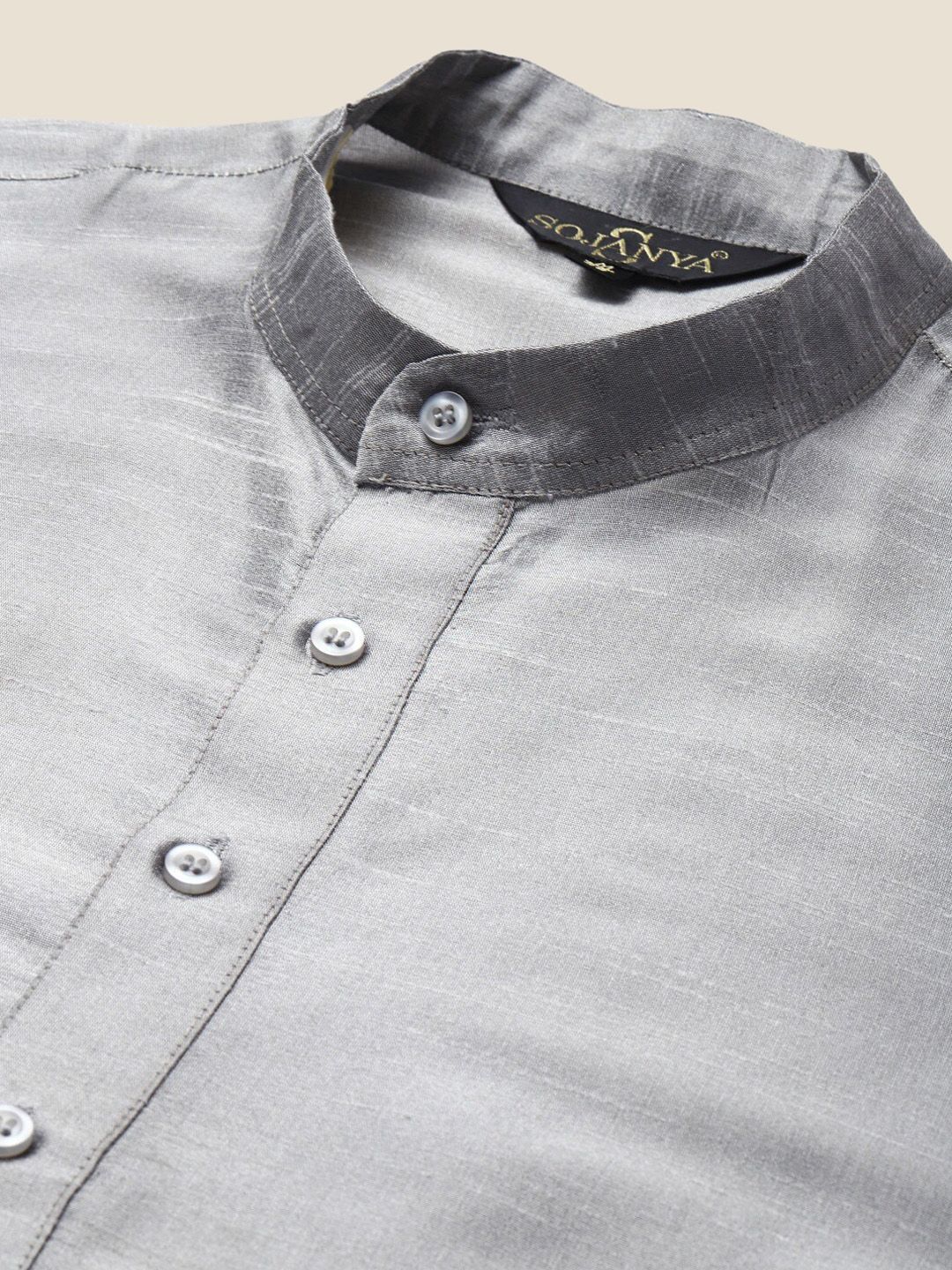 SOJANYA Manadrin Collar Kurta with Pyjamas & Nehru Jacket