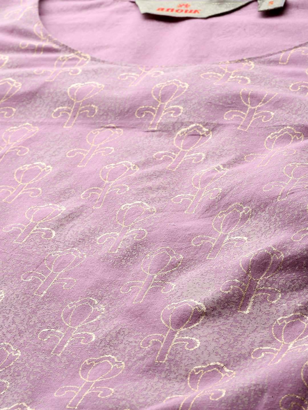 Anouk Cotton Printed Straight Kurta