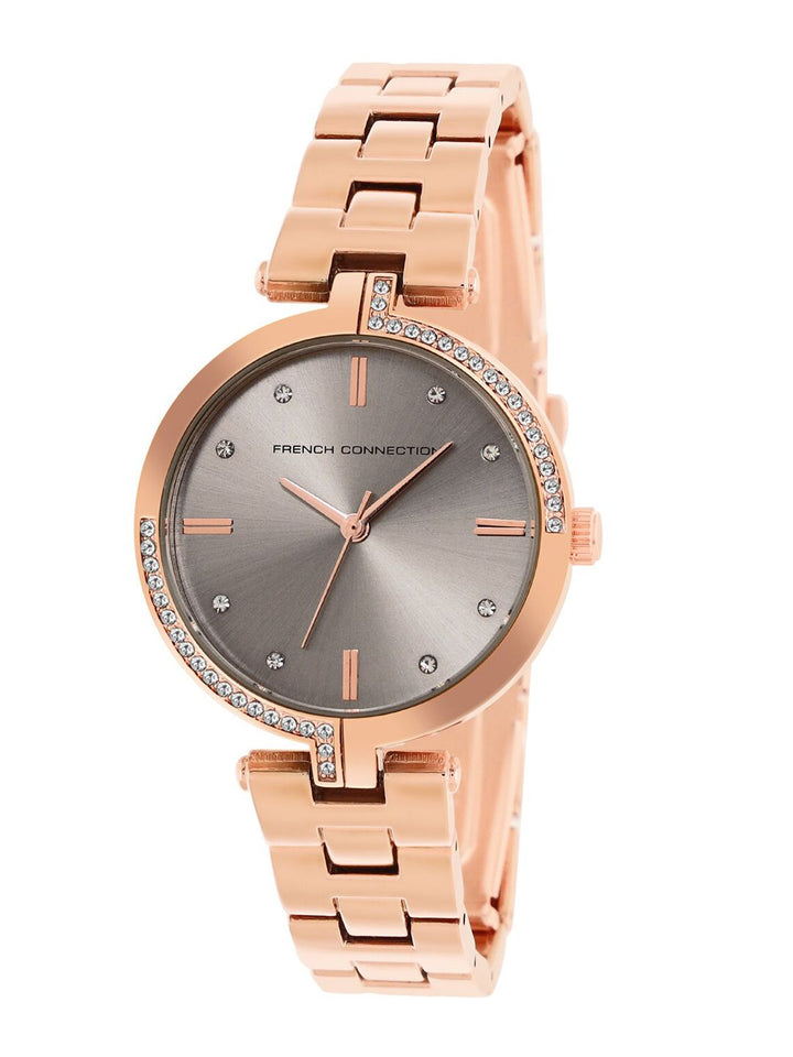 French Connection Women Stainless Steel Straps Analogue Watch FCW10RGM-G