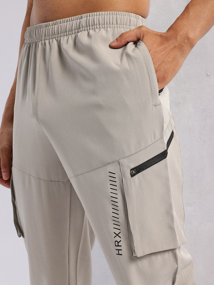 HRX by Hrithik Roshan Men Mid-Rise Rapid-Dry Training Cargo-Style Joggers