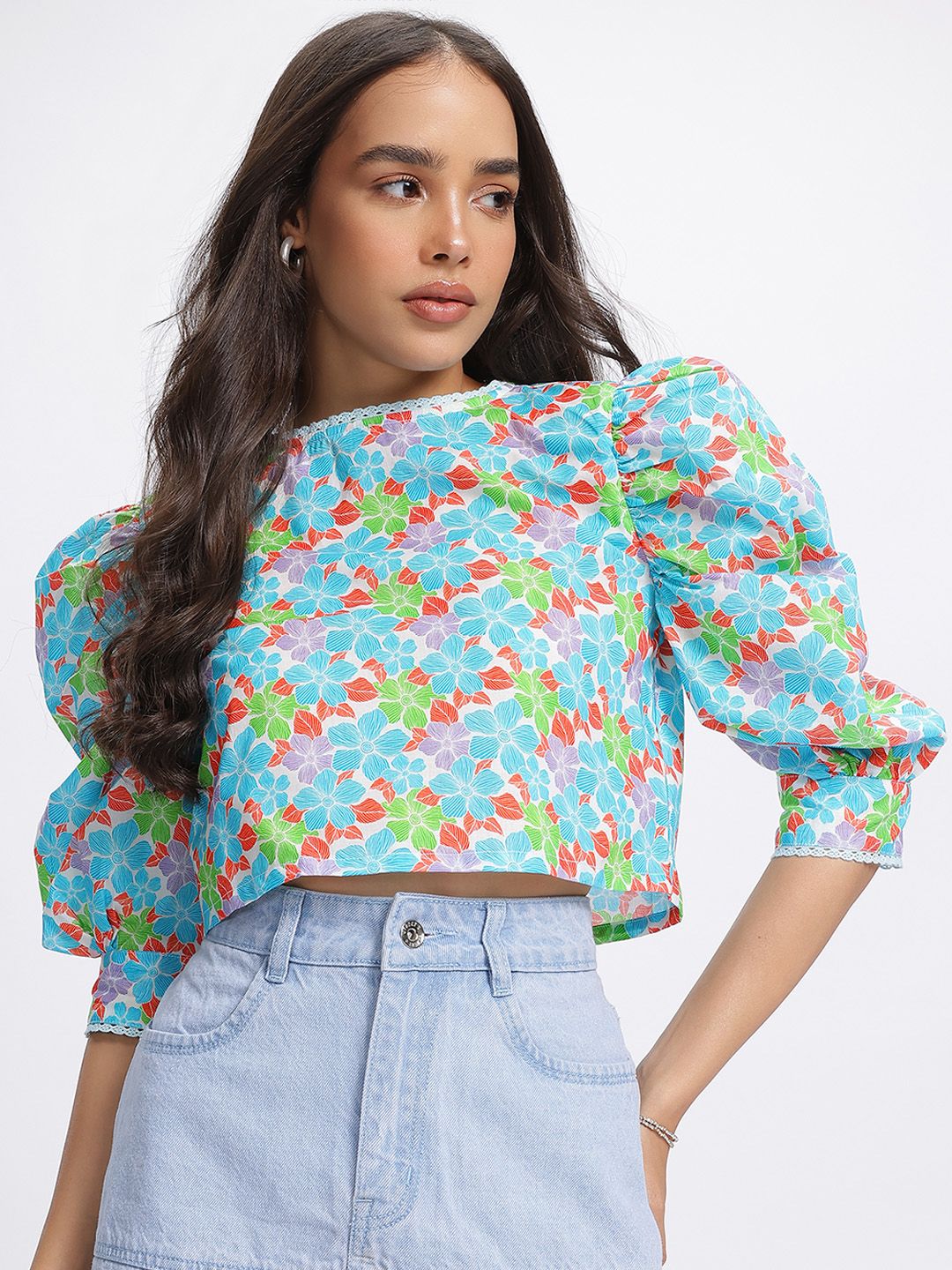 DressBerry Florals Printed Top