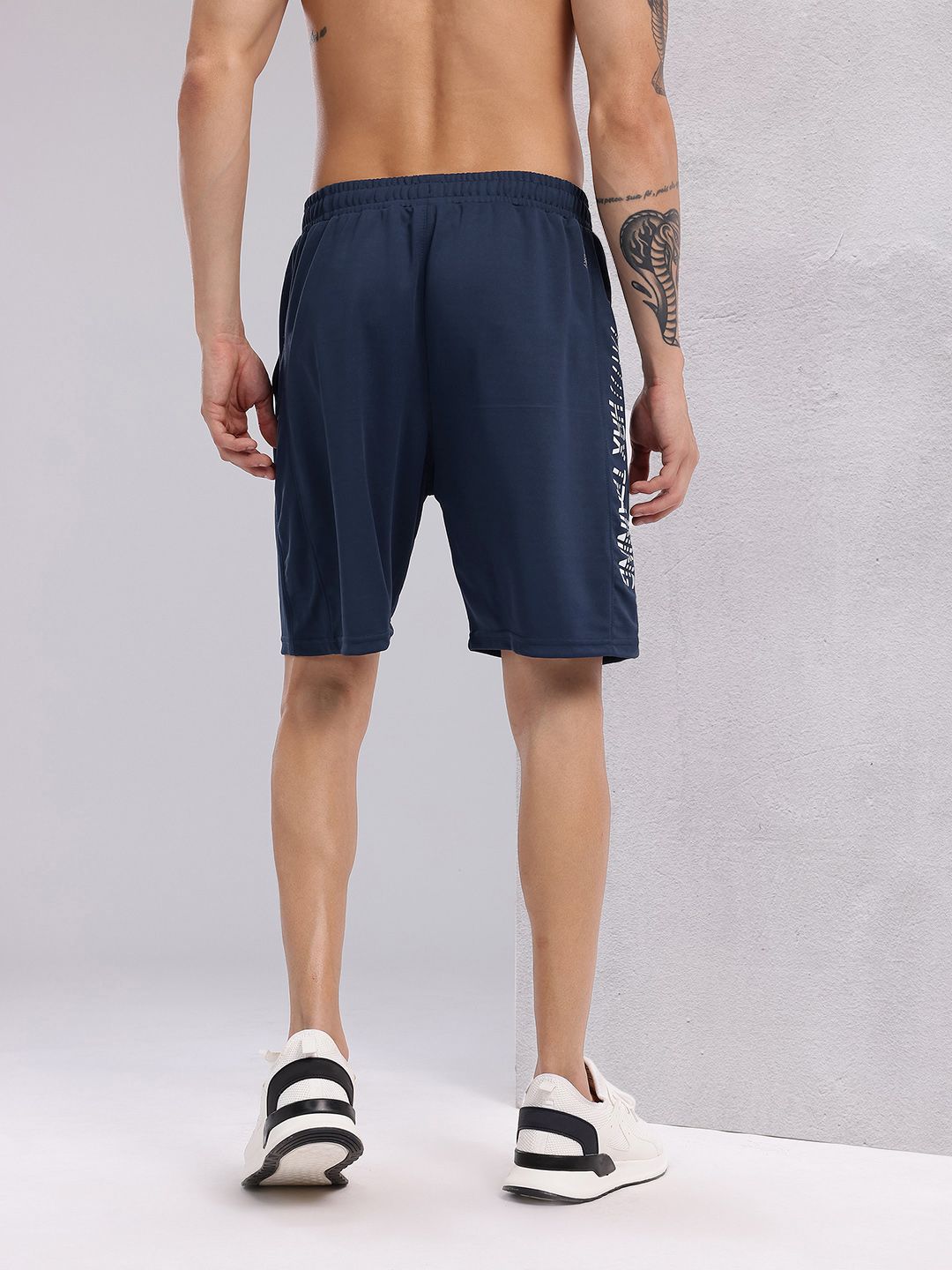 HRX by Hrithik Roshan Men Typography Print Training Shorts