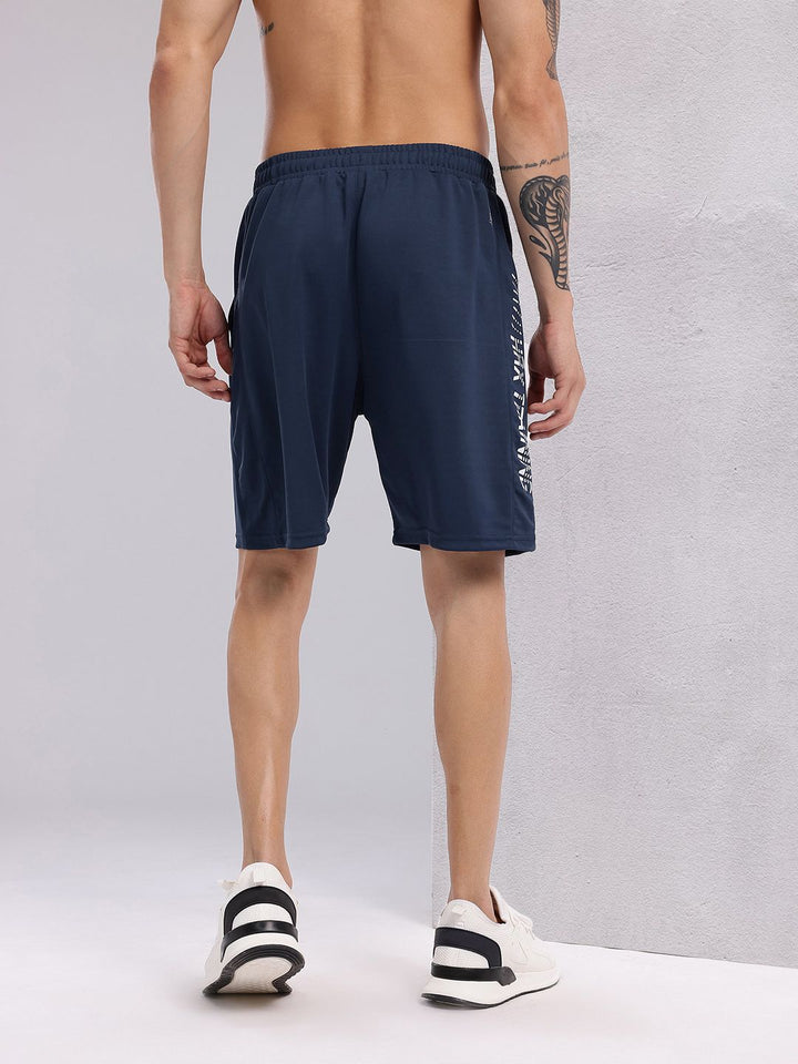 HRX by Hrithik Roshan Men Typography Print Training Shorts