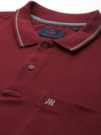 Raymond Men Polo Collar Pure Cotton T-shirt