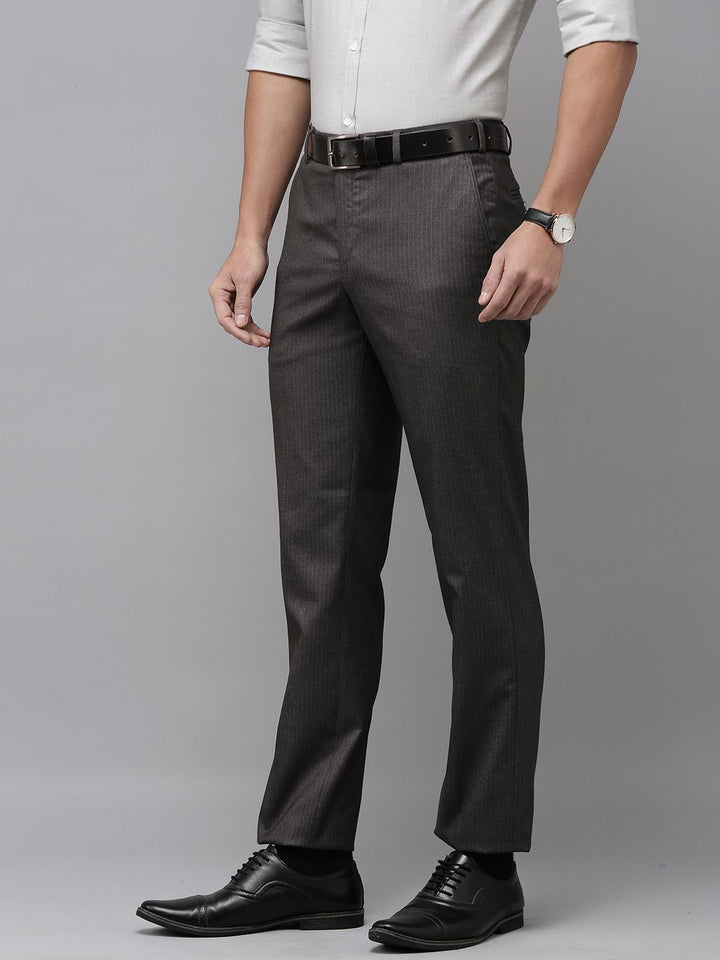 Park Avenue Men Solid Formal Trousers