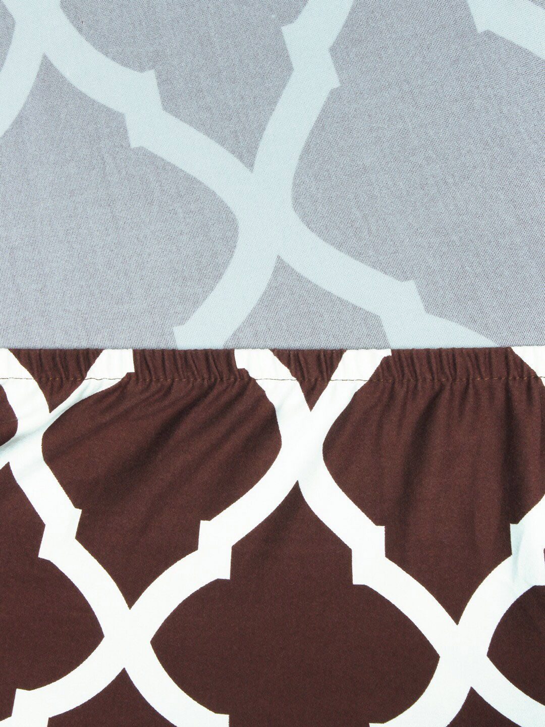Story@home Maroon Printed Chair Cover
