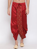 VASTRAMAY By Vastramay Men Relaxed-Fit Embroidered Ethnic Dhoti Pant
