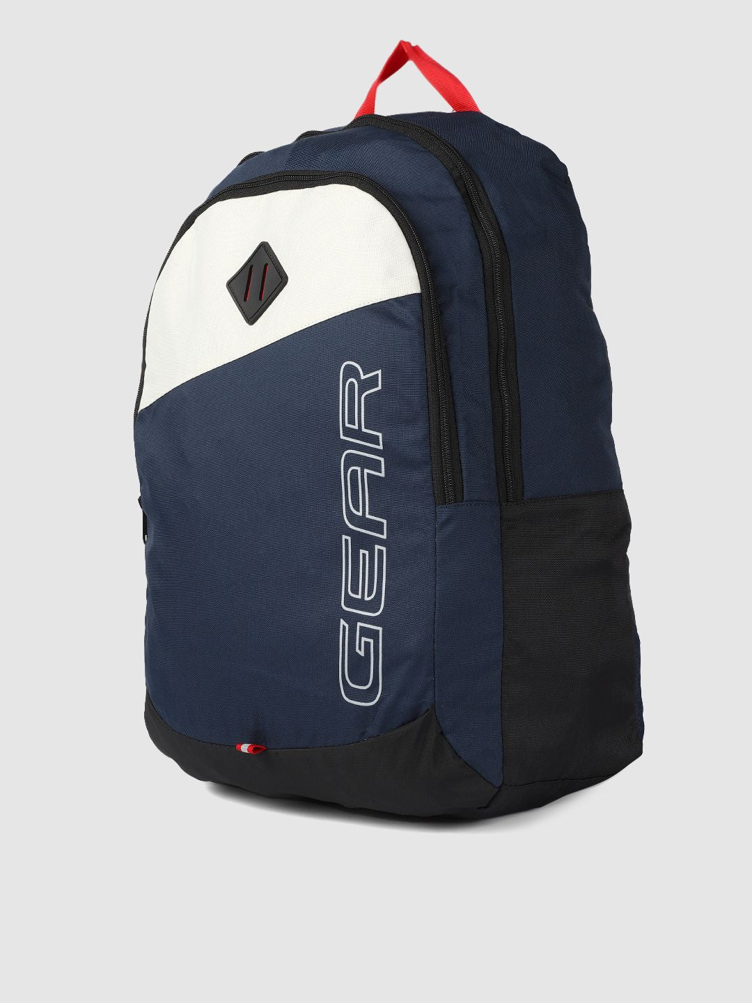 Gear Unisex Blue & White Colourblocked MODERN ECO 5 Backpack