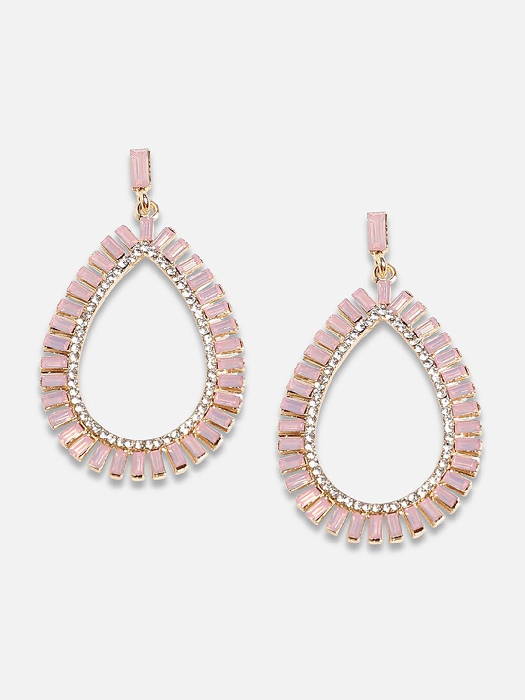 Anting-anting drop berbentuk air mata bersalut emas Sohi