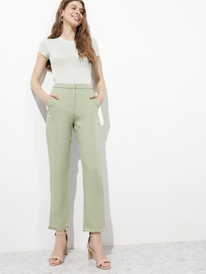 DressBerry Women "Throw On-n-Go" Slim Fit Trousers