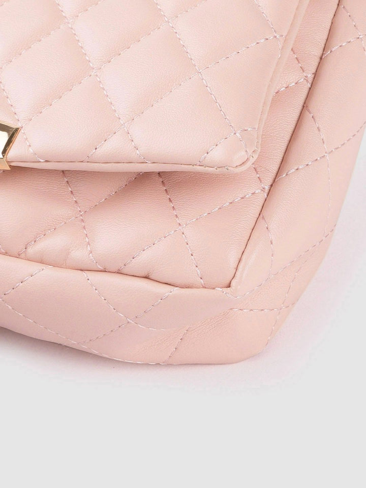 Lino Perros Pink Quilted Shoulder Bag