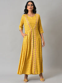 W Floral Print Rayon Jumpsuit