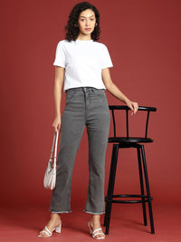 all about you Women Straight Fit High-Rise Stretchable Jeans