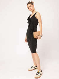 DressBerry Ruffles Day Shoulder Straps Sheath Dress