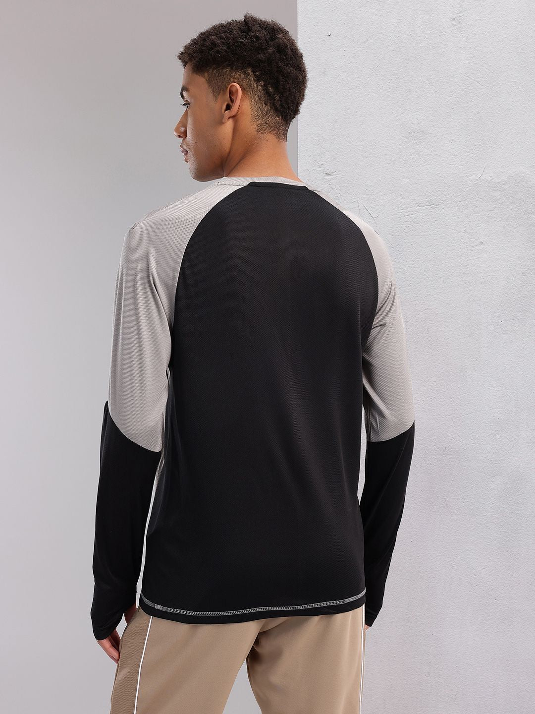 HRX by Hrithik Roshan Colourblocked Sleeves Rapid-Dry Running T-shirt