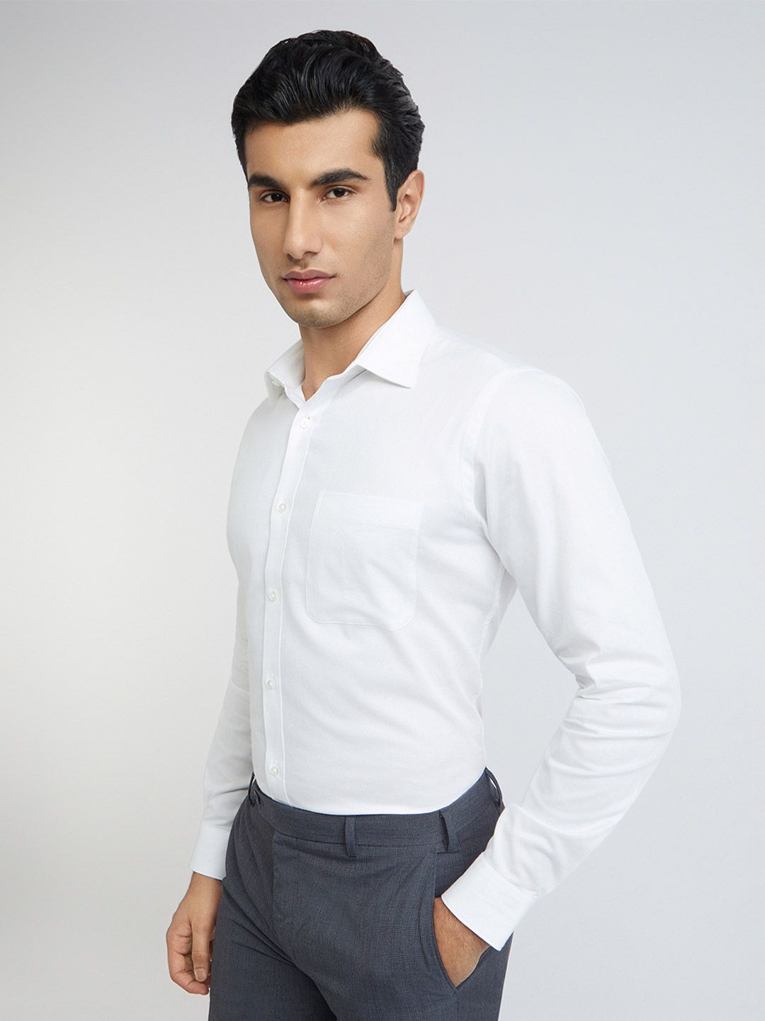 Raymond Pure Cotton Slim Fit Formal Shirt