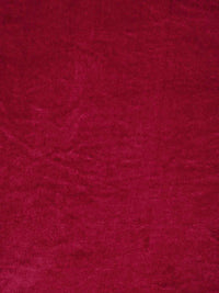 KLOTTHE Red 300TC Woolen Single Bedsheet With Pillow Cover