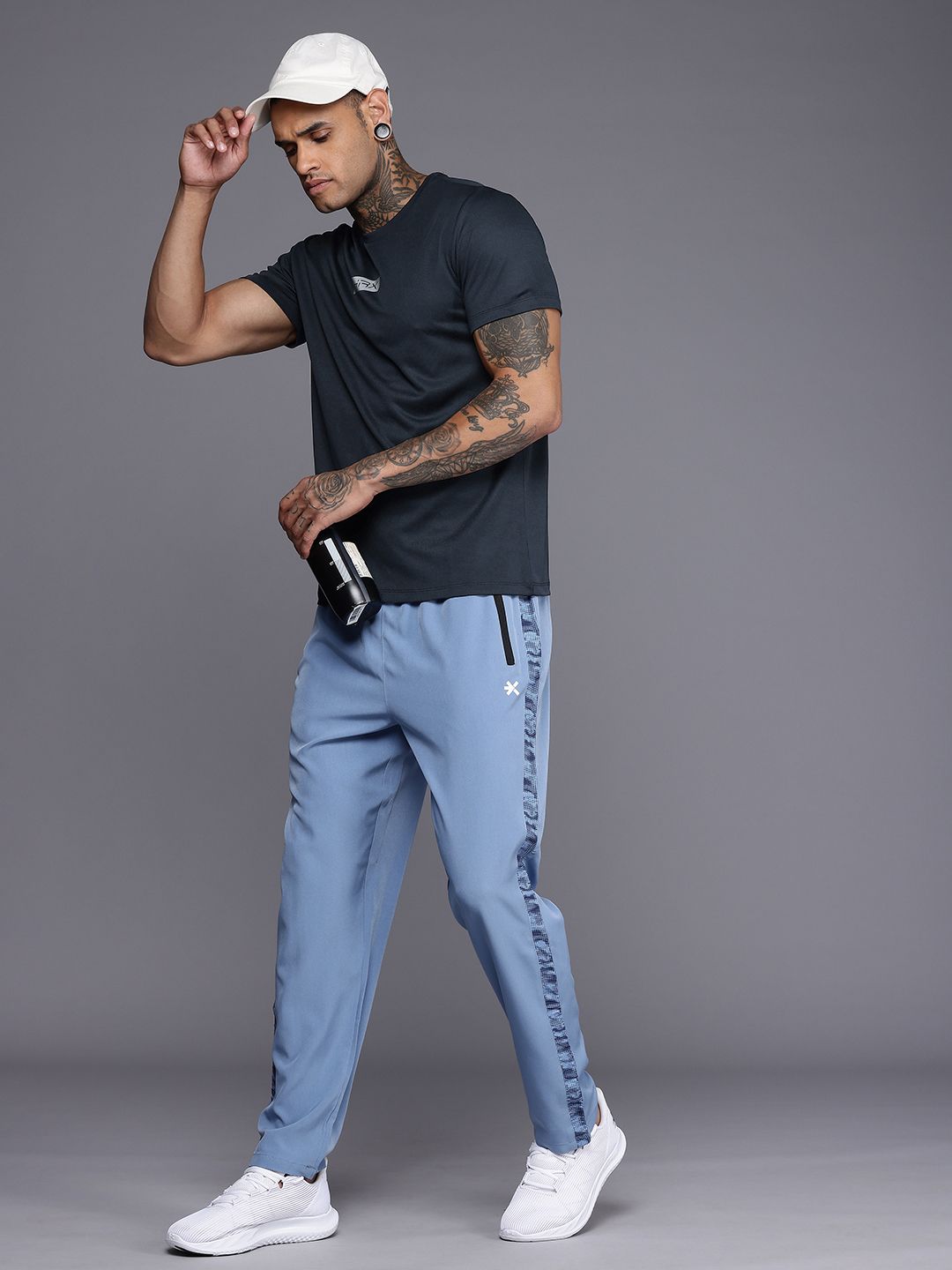 HRX oleh Hrithik Roshan Rapid Dry Brand Logo T-shirt