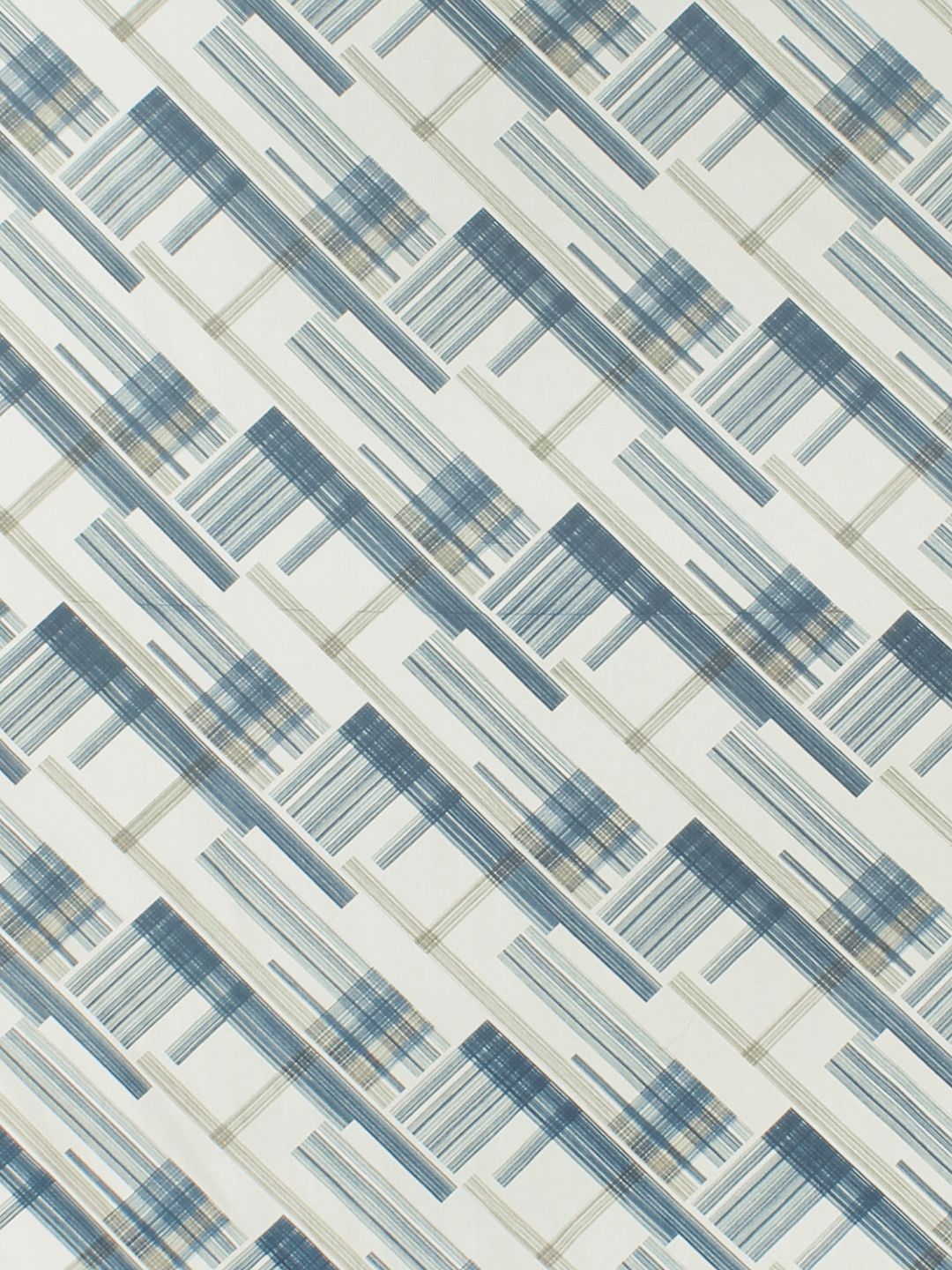 Story@home Off White Blue 210 TC King Bedsheet with 2 Pillow Covers