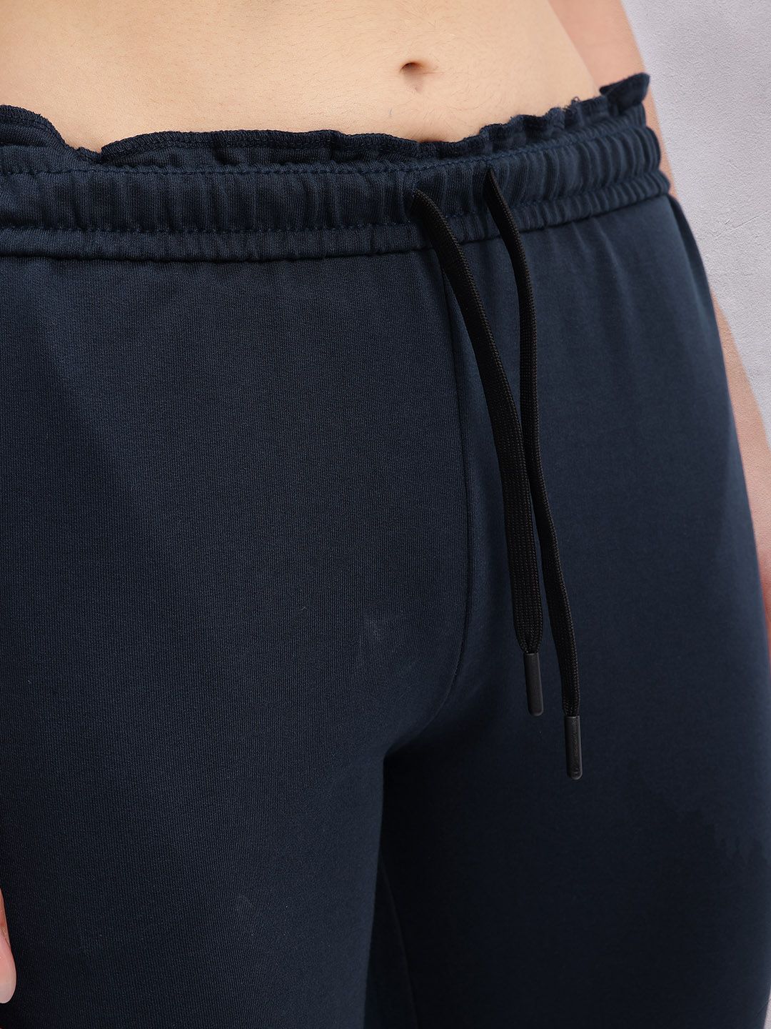HRX by Hrithik Roshan Women Flared Fit Mesh Inserts Training Track Pants with Side Stripes