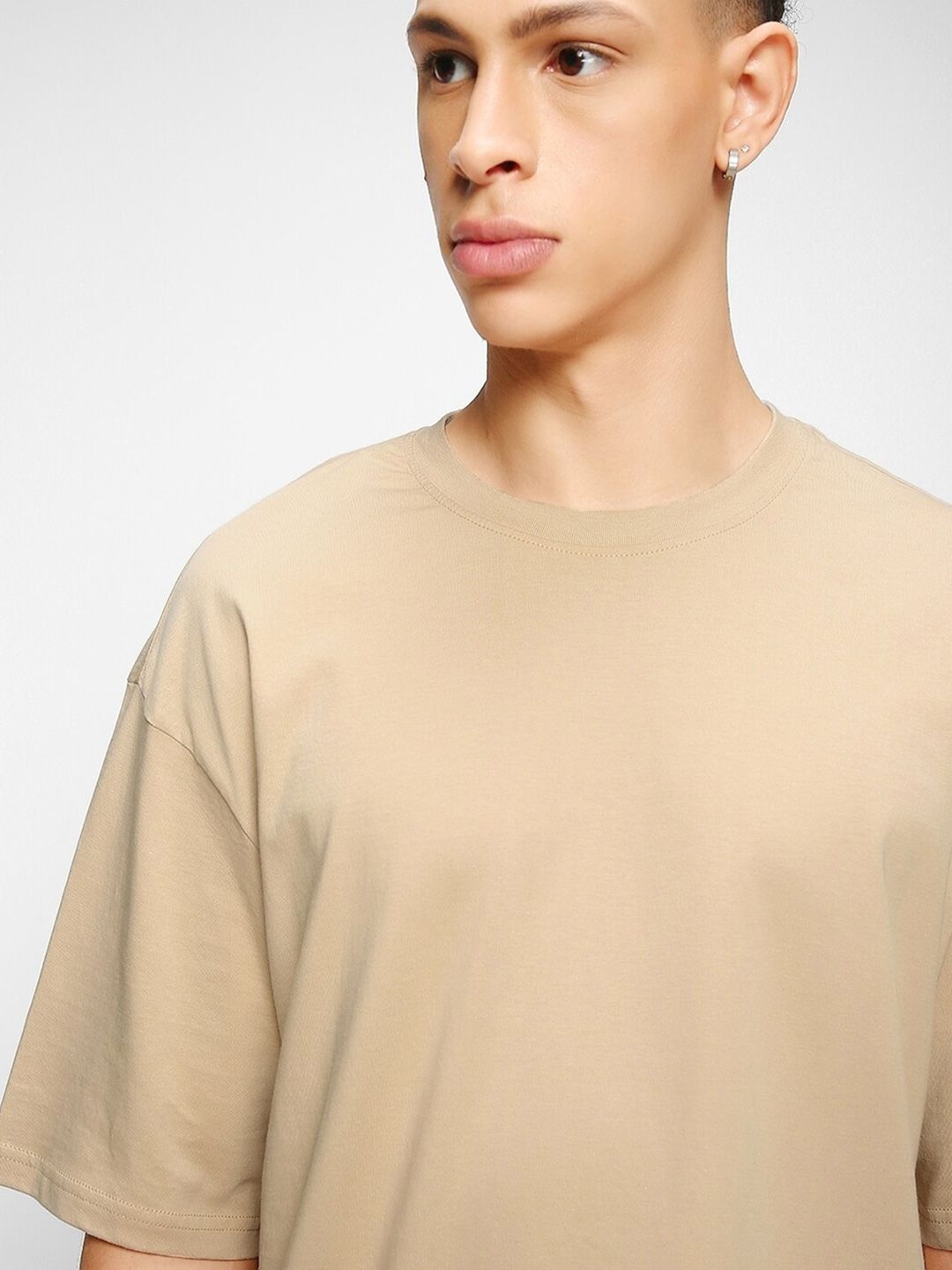 Bewakoof Cotton Round Neck Oversized T-shirt
