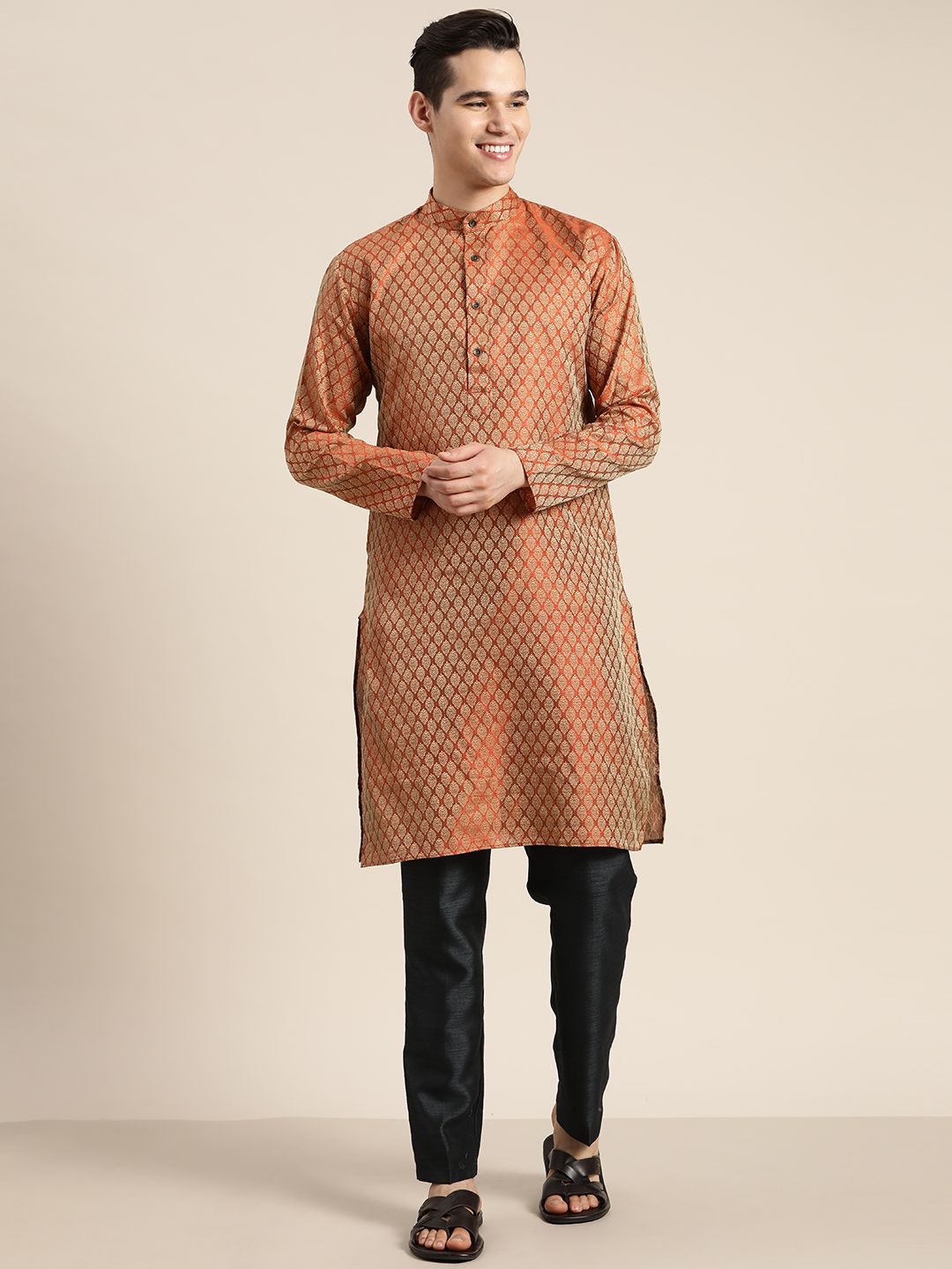 SOJANYA Motif Etnik Kurta