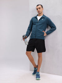 HRX by Hrithik Roshan Mock Collar Rapid-Dry Running Jacket with Toggle Hem