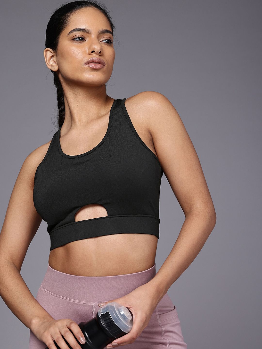 HRX by Hrithik Roshan PERFORMANCEBONDED Rapid-Dry Running Bra AW24_W_BA_KRS001_02