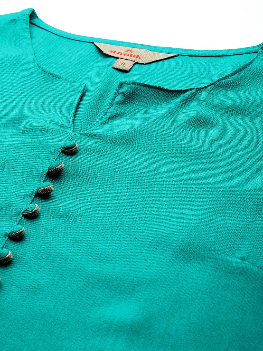 Anouk Regular Kurta with Trousers & Dupatta