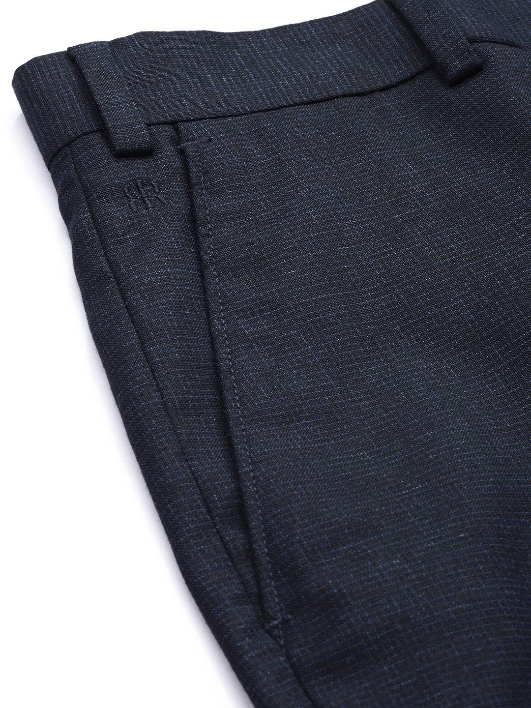 Raymond Men Textured Slim Fit Formal Trousers