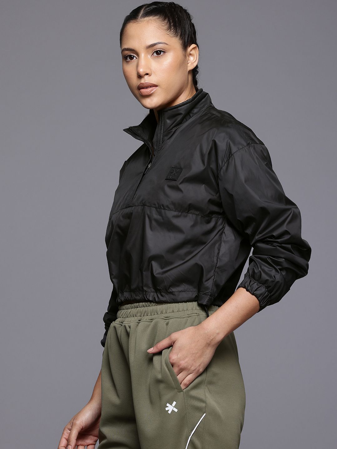 HRX by Hrithik Roshan Women Crop Tailored Jacket