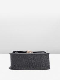 DressBerry Textured Structured Satchel Bag