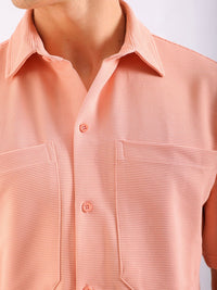 The Indian Garage Co Men Spread Collar Boxy Casual Shirt