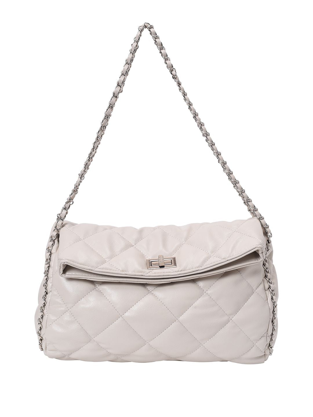 Lino Perros Quilted Structured Shoulder Bag