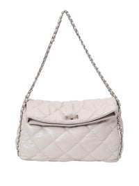 Lino Perros Quilted Structured Shoulder Bag