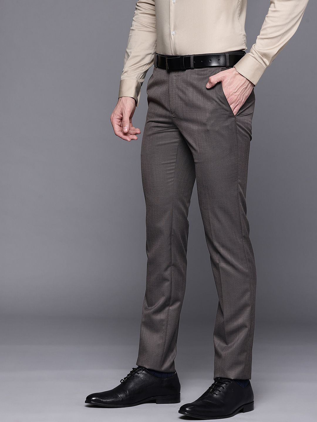 Raymond Men Slim Fit Formal Trousers