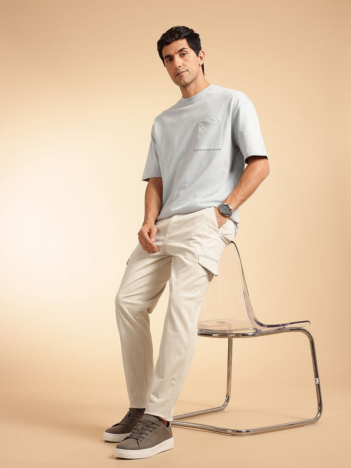 French Connection Men Regular Fit Cargos Trousers