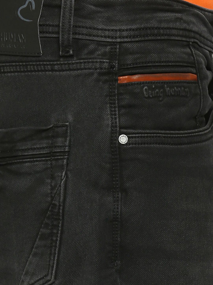 Menjadi Lelaki Manusia Bootcut Fit Cahaya Pudar Seluar Jeans